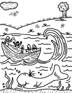 Jonah and the Whale Coloring Pages